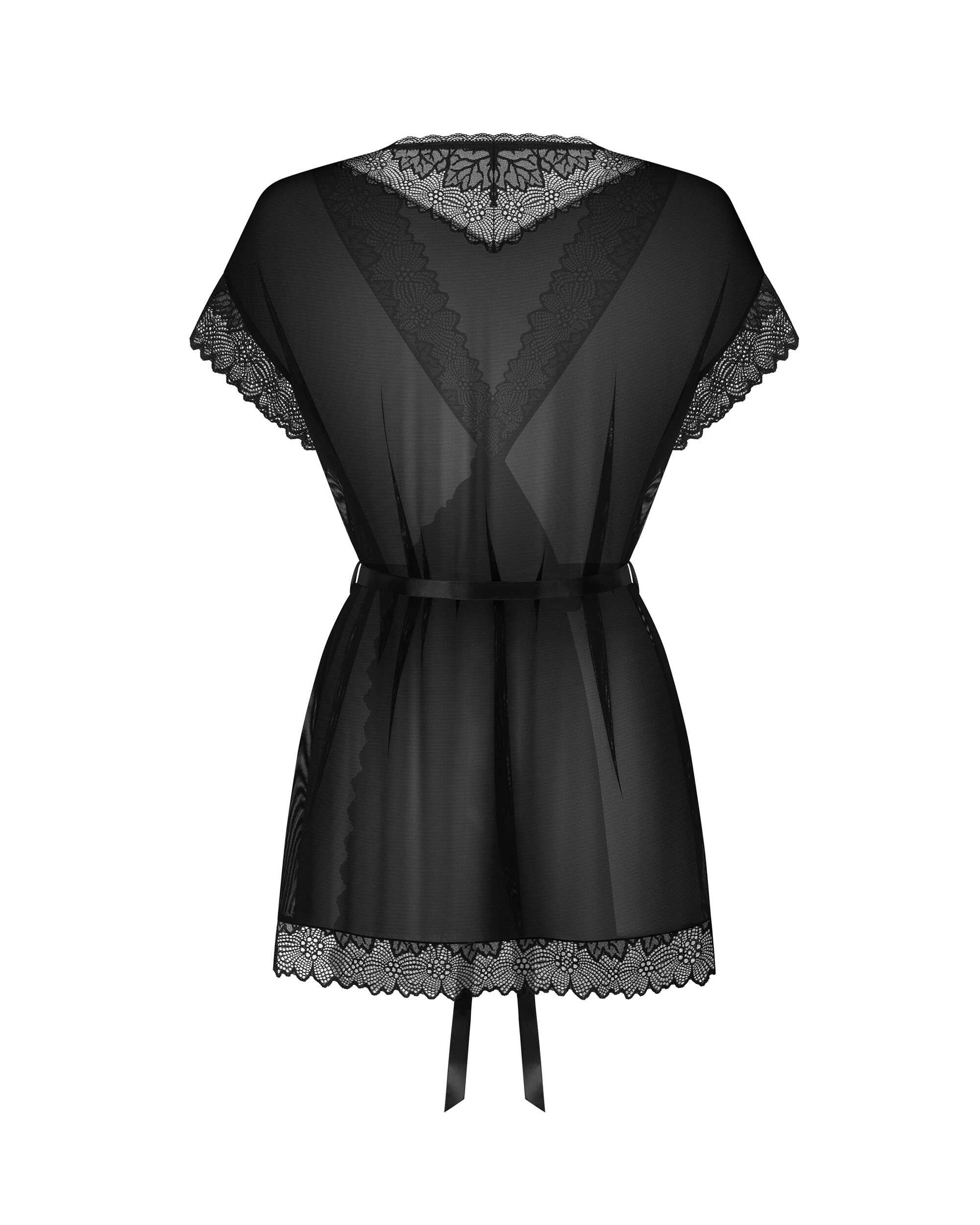 Deina more Peignoir noir - Obsessive