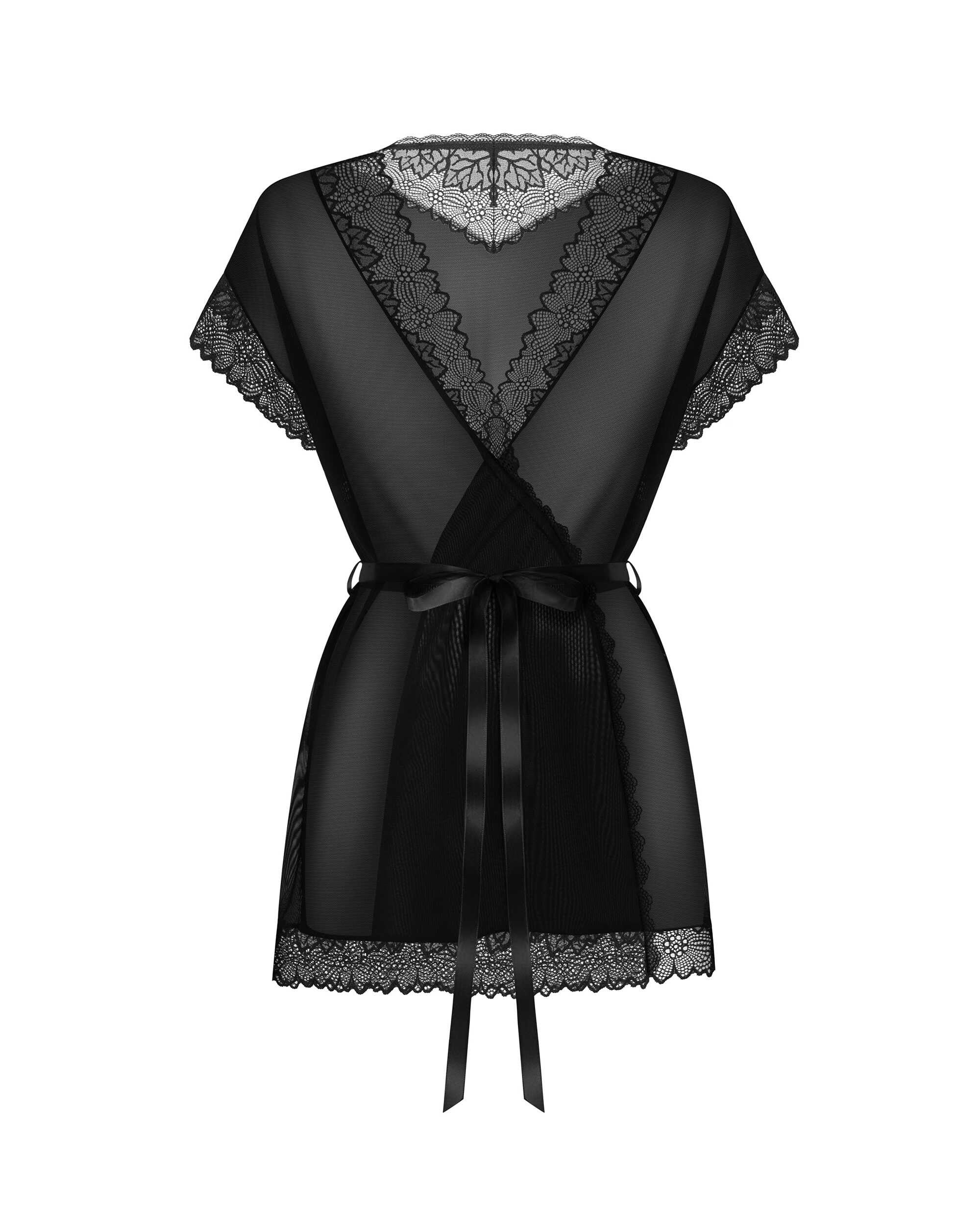 Deina more Peignoir noir - Obsessive