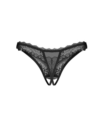 Deina more string ouvert noir - Obsessive