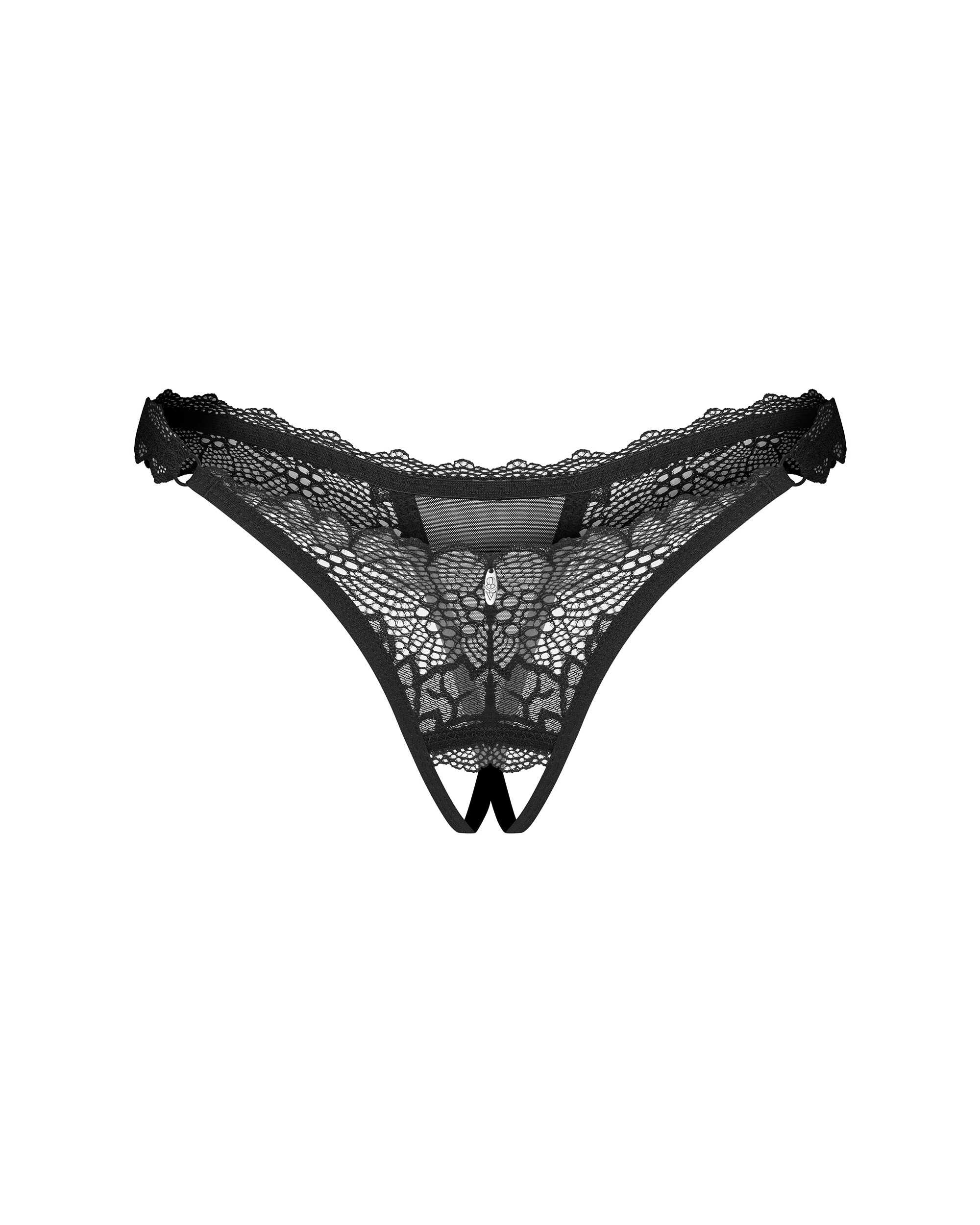 Deina more string ouvert noir - Obsessive