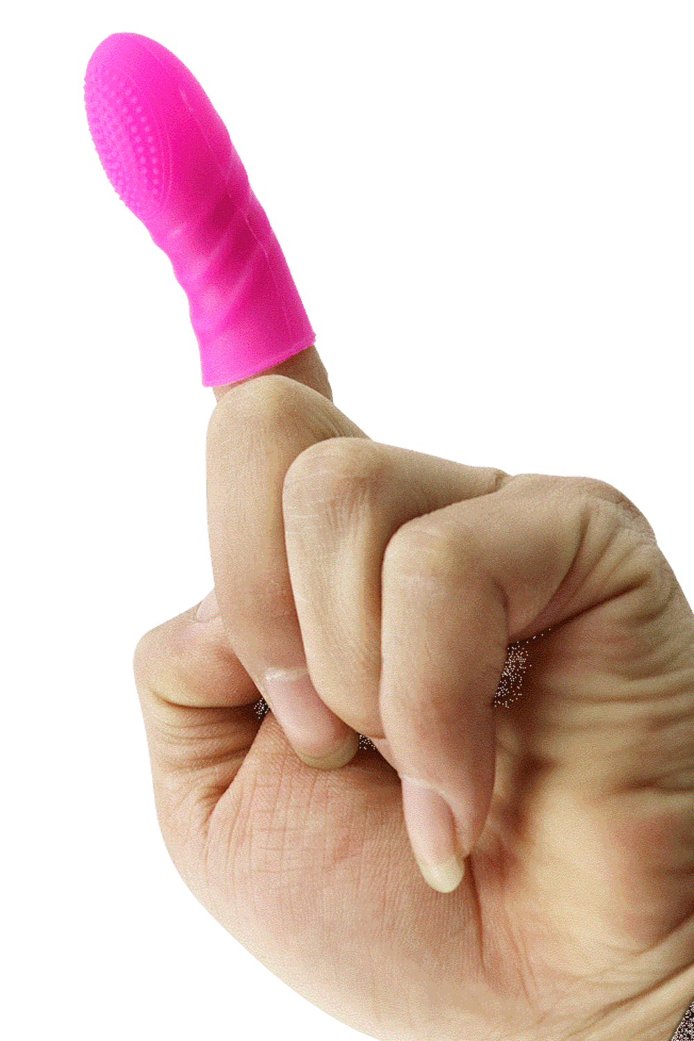 Doigt Chinois Picots Rose Silicone 1 dosette lubrifiant — Pocket Pleasure