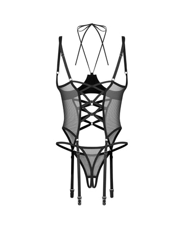 Dominna corset et string ouverts - Obsessive