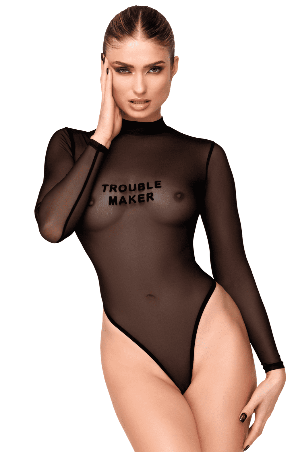 F388 Body transparent noir - Noir Handmade
