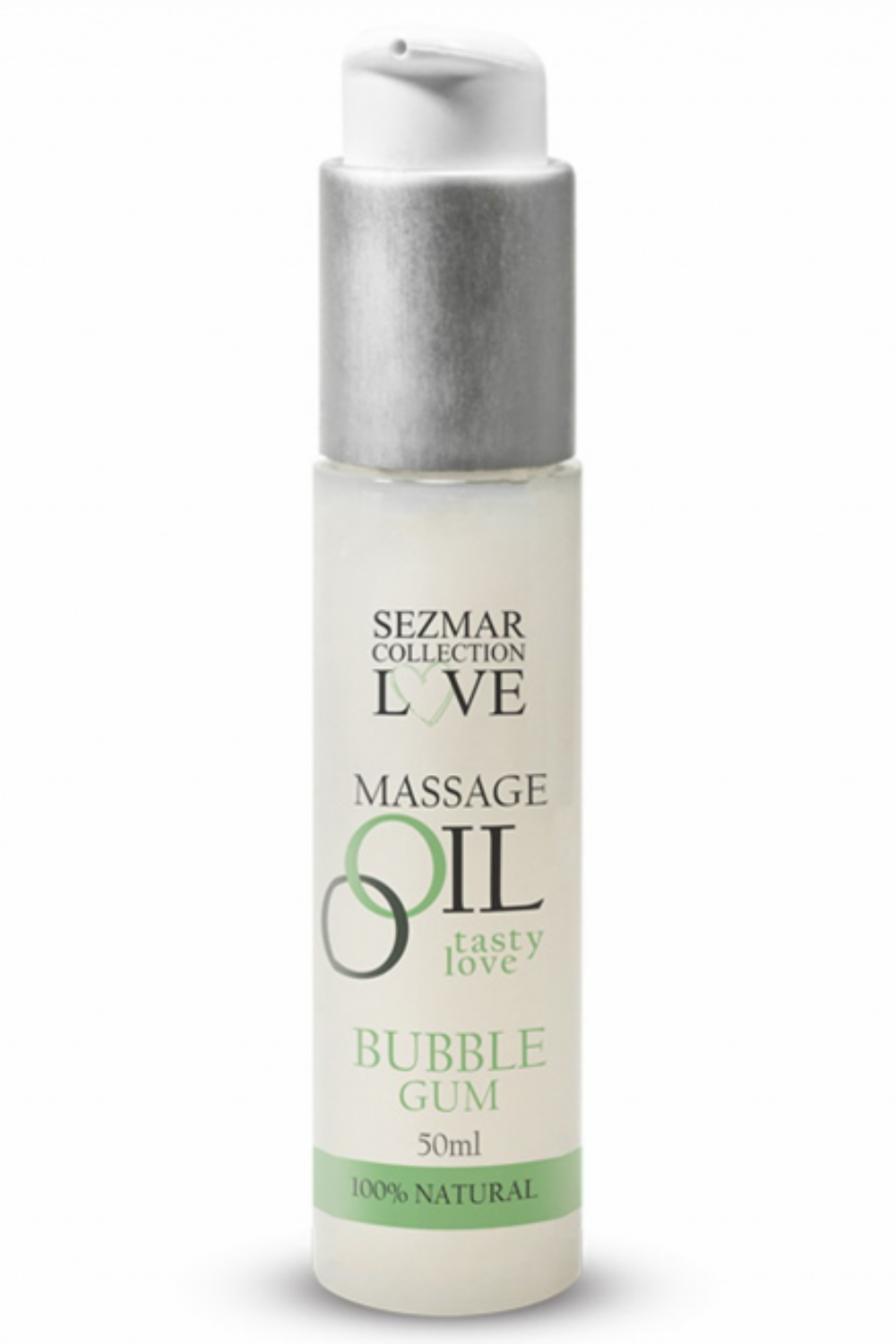 Huile de massage comestible bubble gum 50ml - Sezmar