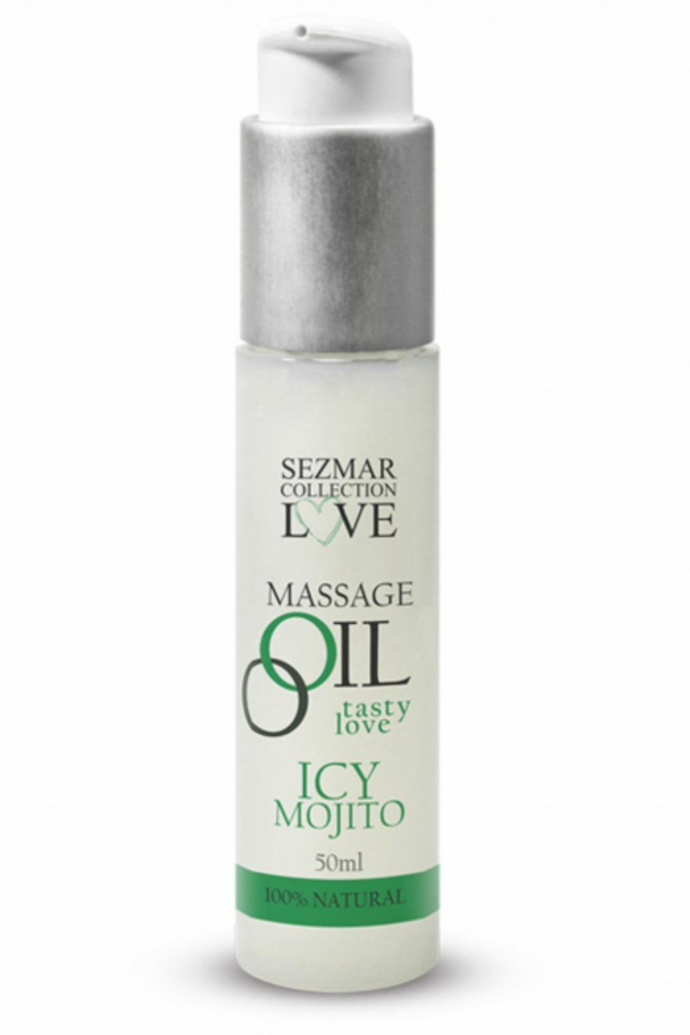 Huile de massage comestible mojito menthe 50ml - Sezmar