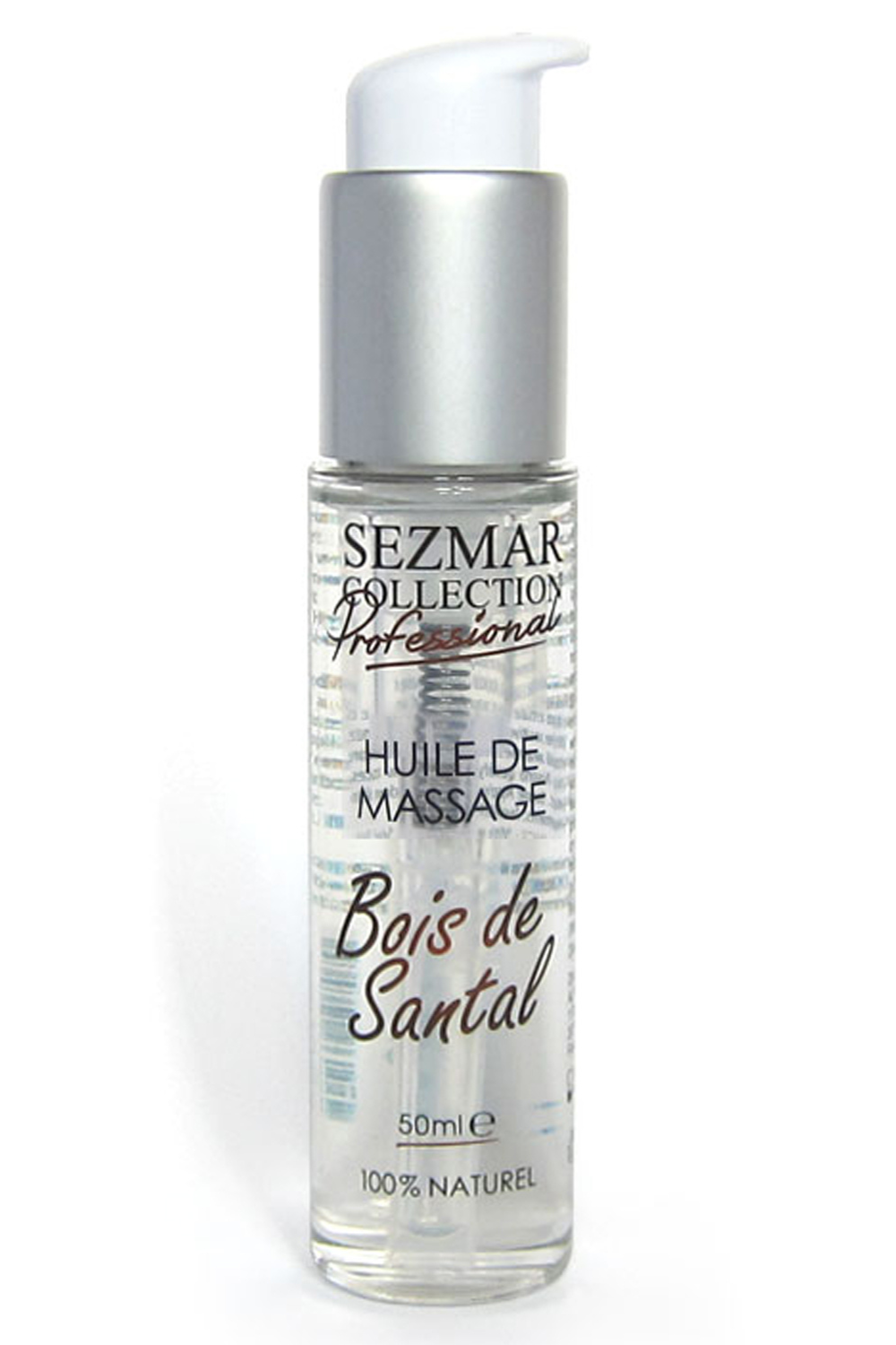Huile de massage professionnelle Bois de Santal 100% naturelle 50 ml - Sezmar