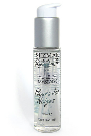 Huile de massage professionnelle Fleurs des Neiges 100% naturelle 50 ml - Sezmar