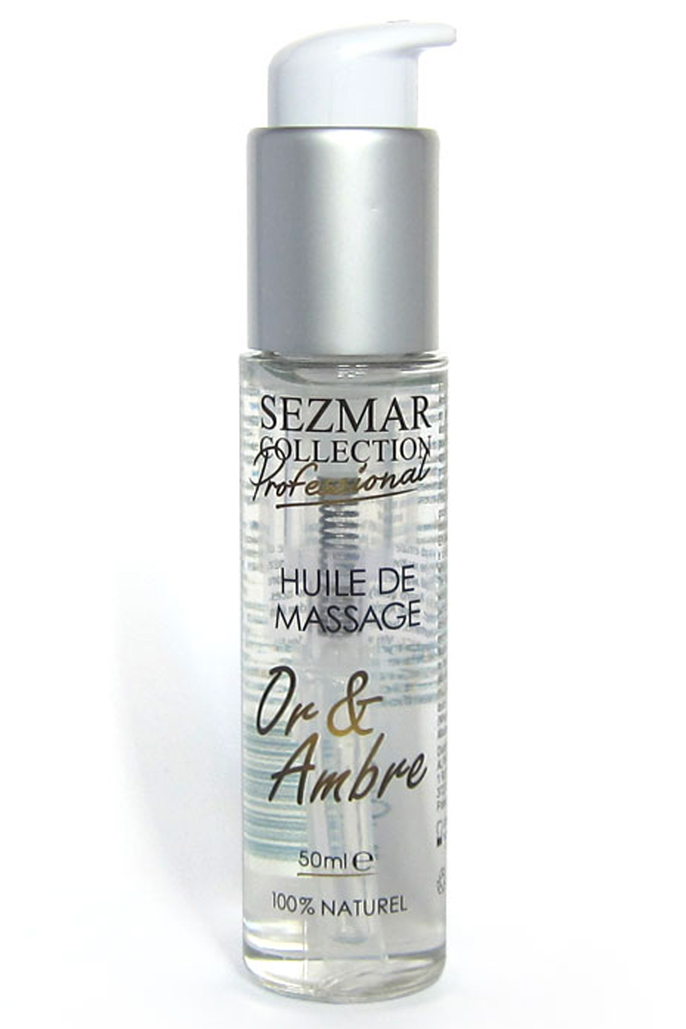 Huile de massage professionnelle Or Ambre 100% naturelle 50 ml - Sezmar