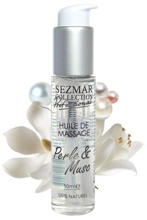 Huile de massage professionnelle Perle Musc 100% naturelle 50 ml - Sezmar