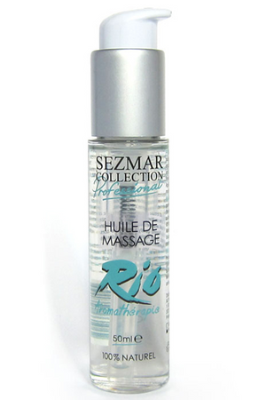 Huile de massage professionnelle RIO 100% naturelle 50 ml - Sezmar