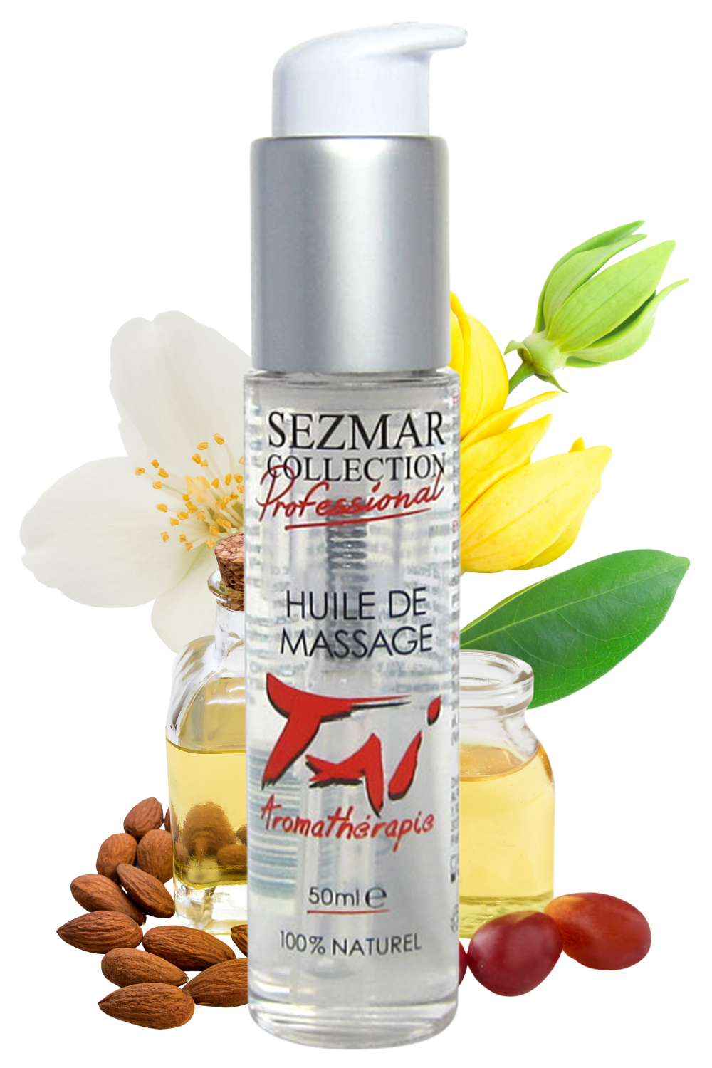 Huile de massage professionnelle TAI 100% naturelle 50 ml - Sezmar