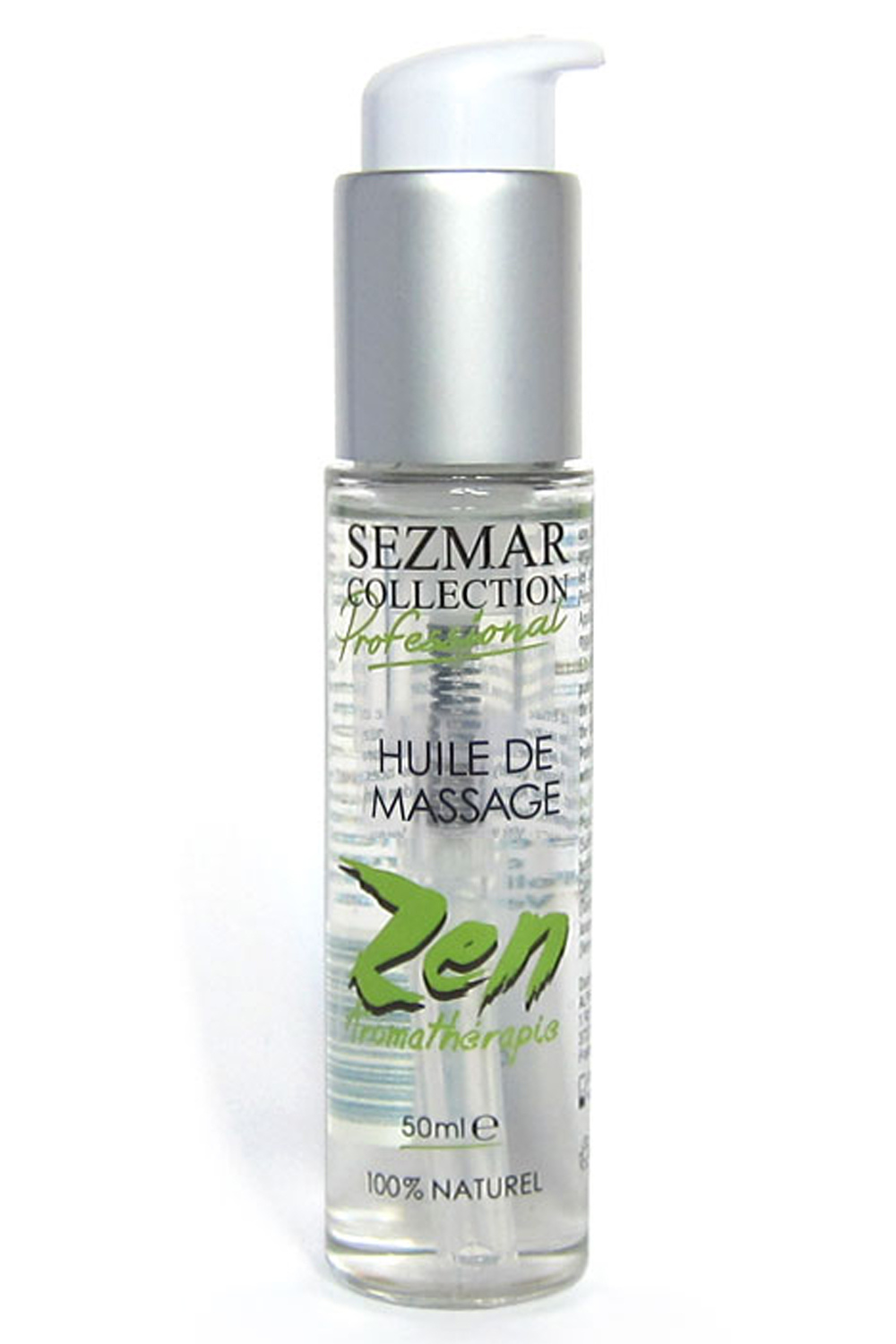 Huile de massage professionnelle ZEN 100% naturelle 50 ml - Sezmar