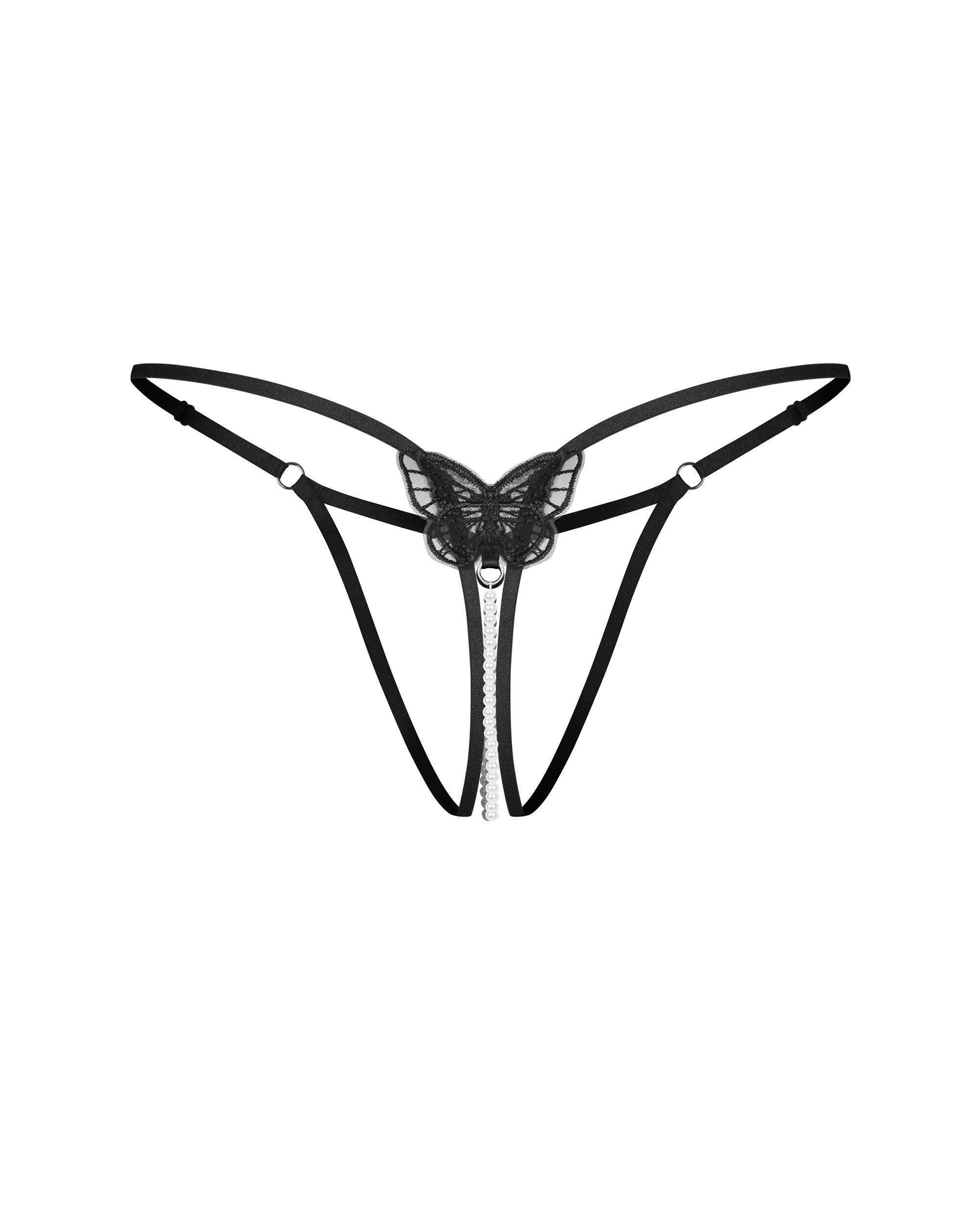 Isseme string ouvert noir - Obsessive