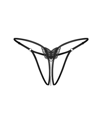 Isseme string ouvert noir - Obsessive