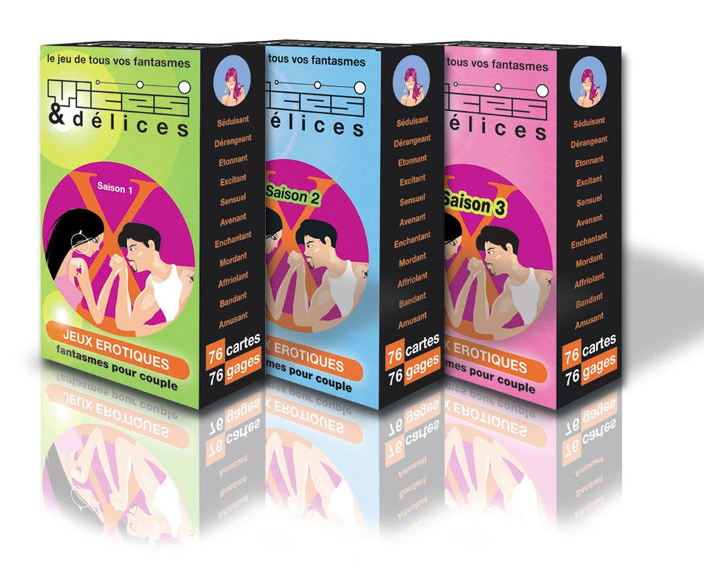 Jeu de cartes Vices et Delices 3 - Saison 3 - Vices et Délices