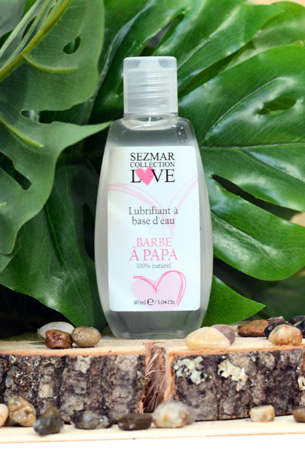 Lubrifiant à base d'eau 100% naturel Barbe à Papa 90 ml - Sezmar