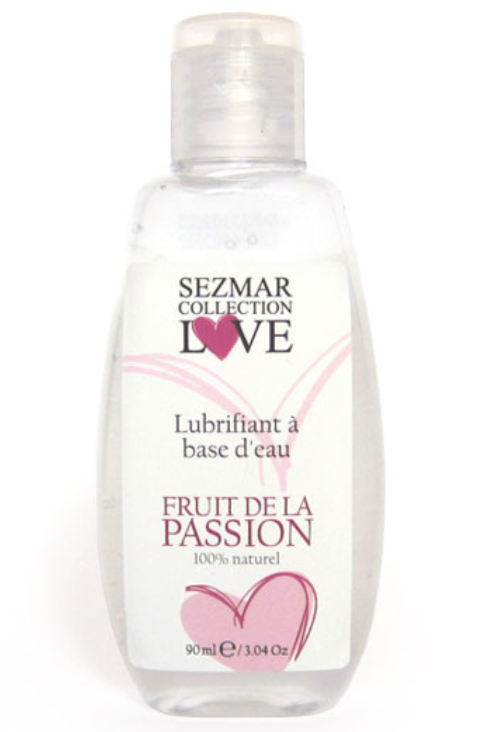 Lubrifiant à base d'eau 100% naturel Fruit de la passion 90ml - Sezmar