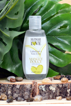 Lubrifiant à base d'eau 100% naturel Mangue Douce 90 ml - Sezmar