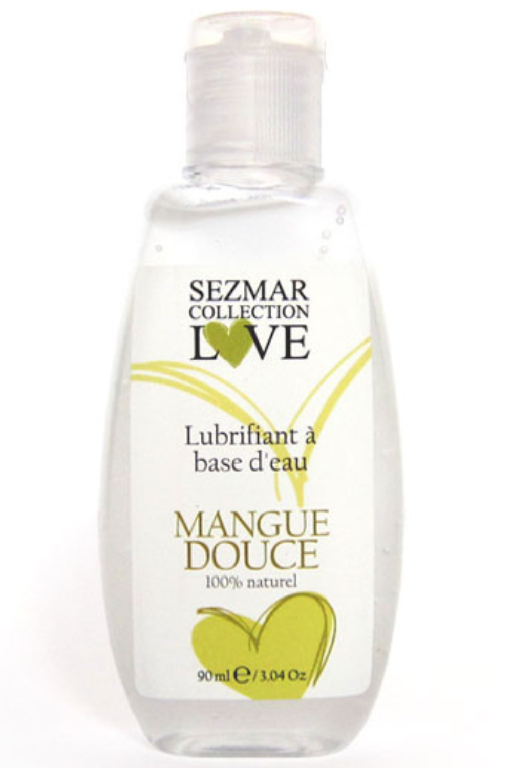 Lubrifiant à base d'eau 100% naturel Mangue Douce 90 ml - Sezmar