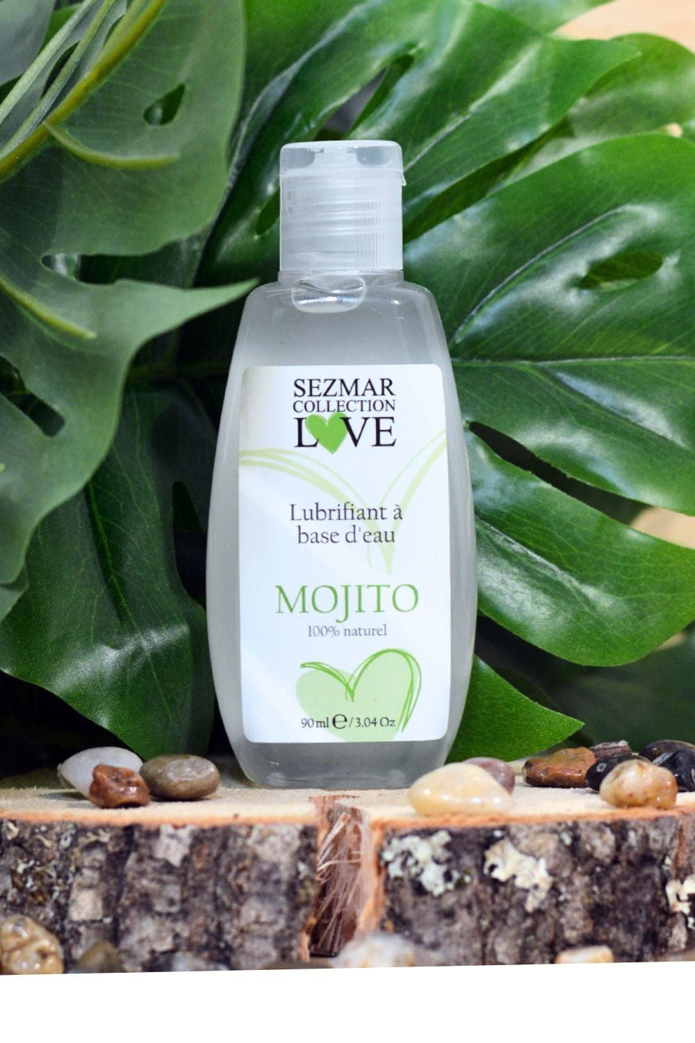 Lubrifiant à base d'eau 100% naturel Mojito 90 ml - Sezmar