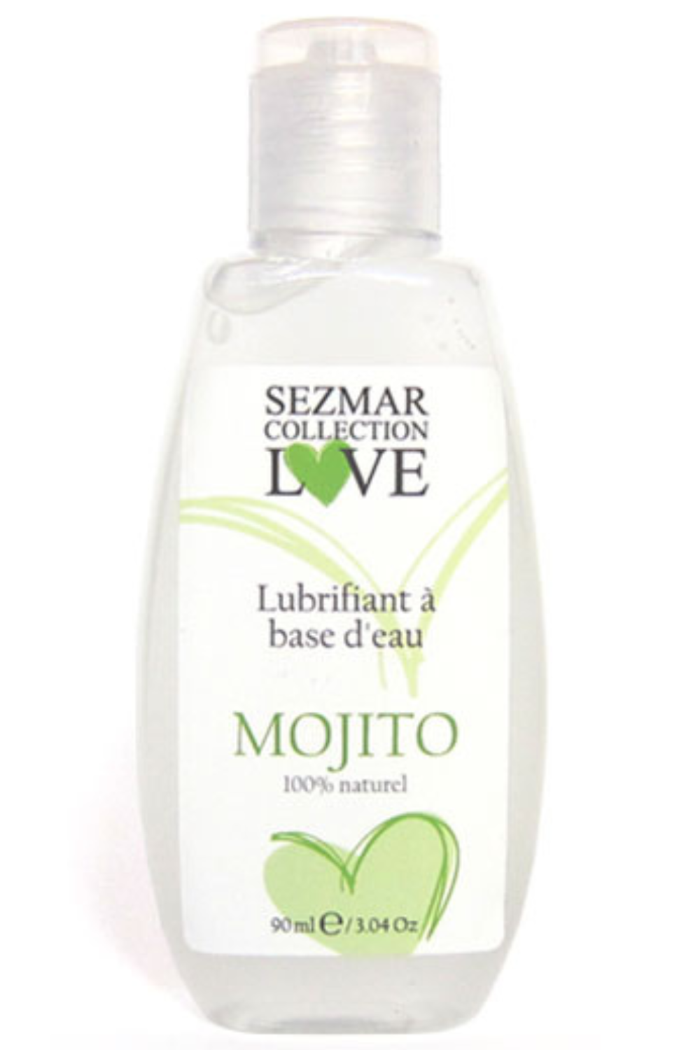 Lubrifiant à base d'eau 100% naturel Mojito 90 ml - Sezmar