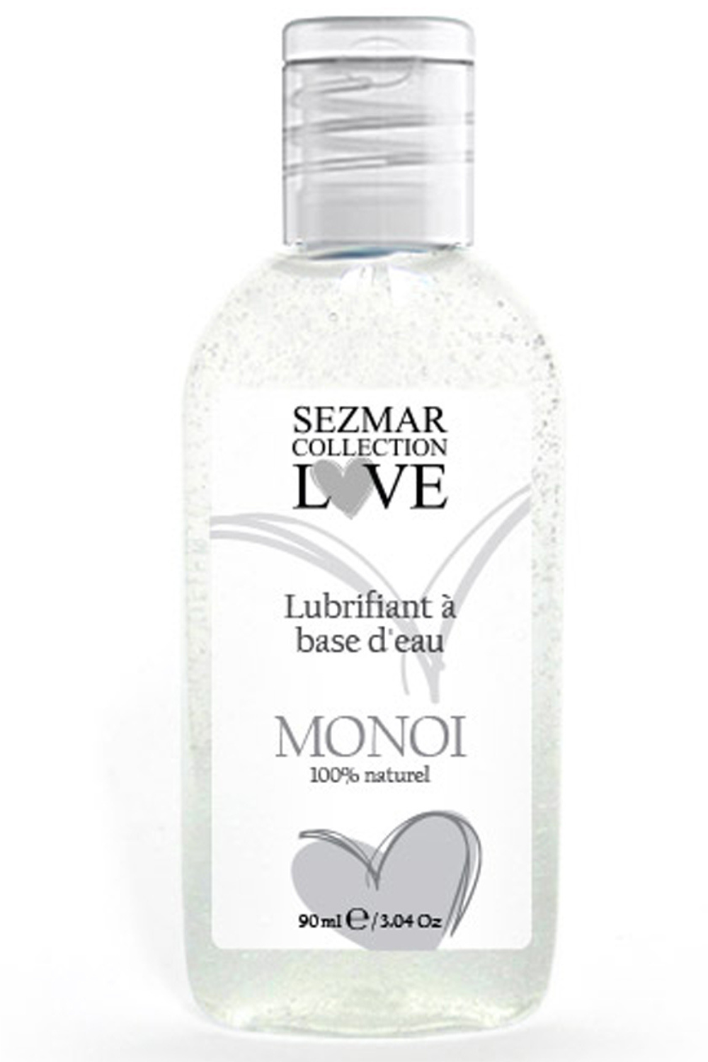 Lubrifiant à base d'eau 100% naturel Monoï 90 ml - Sezmar