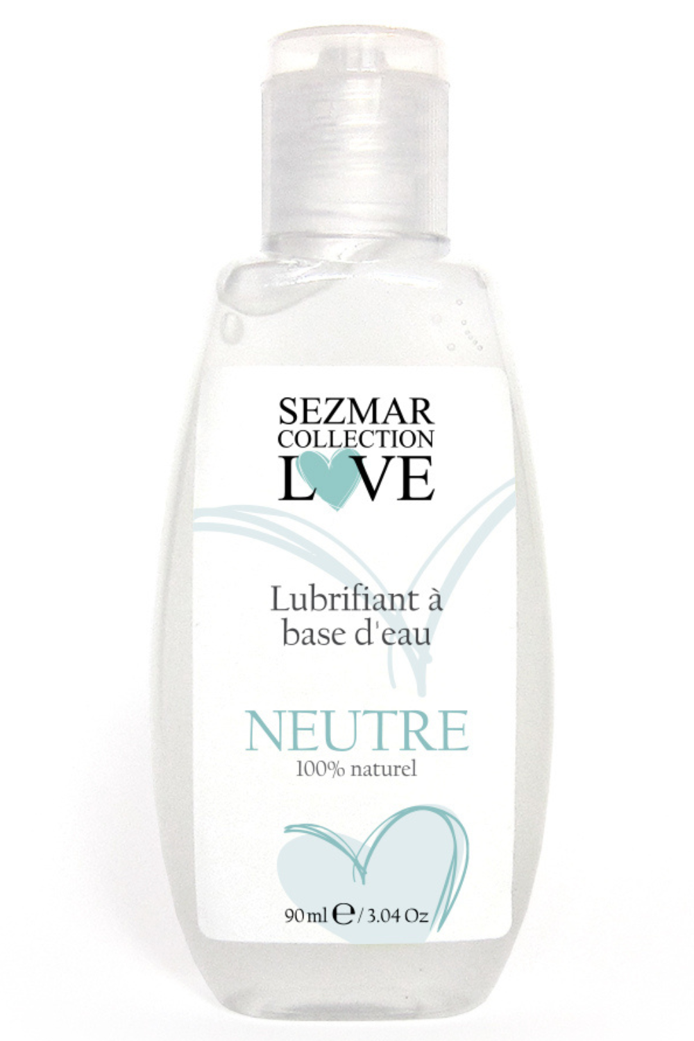 Lubrifiant à base d'eau 100% naturel Neutre 90 ml - Sezmar