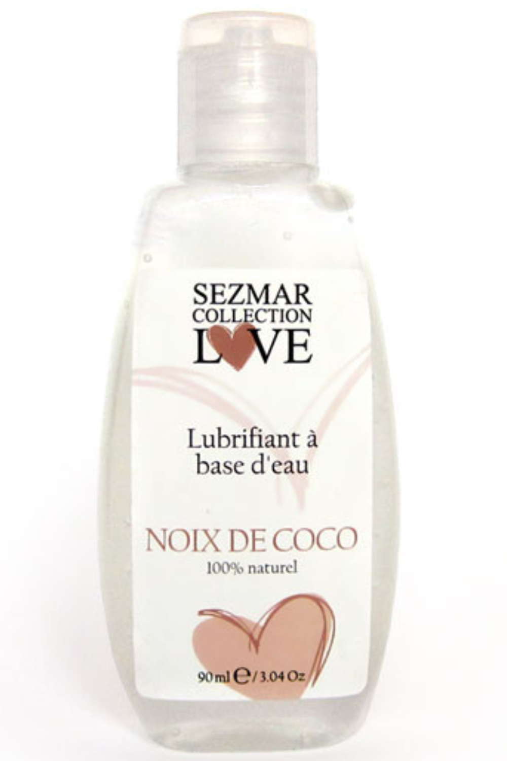 Lubrifiant à base d'eau 100% naturel Noix de Coco 90 ml - Sezmar