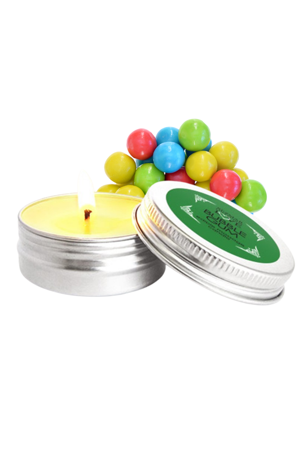 Mini Bougie de massage Bubble Gum 30ml 100% naturelle - Sezmar