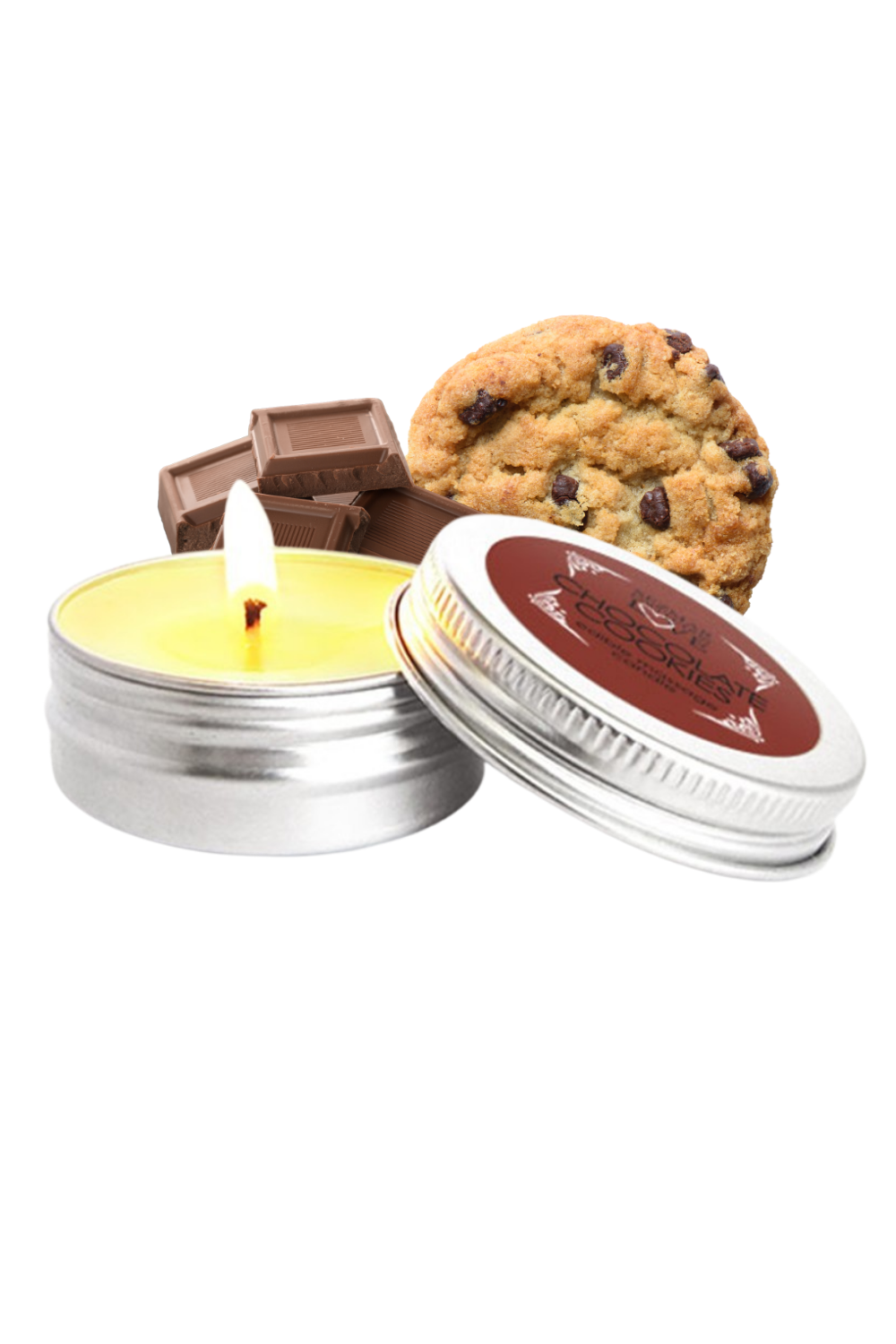 Mini Bougie de massage Chocolat Cookie 30ml 100% naturelle - Sezmar