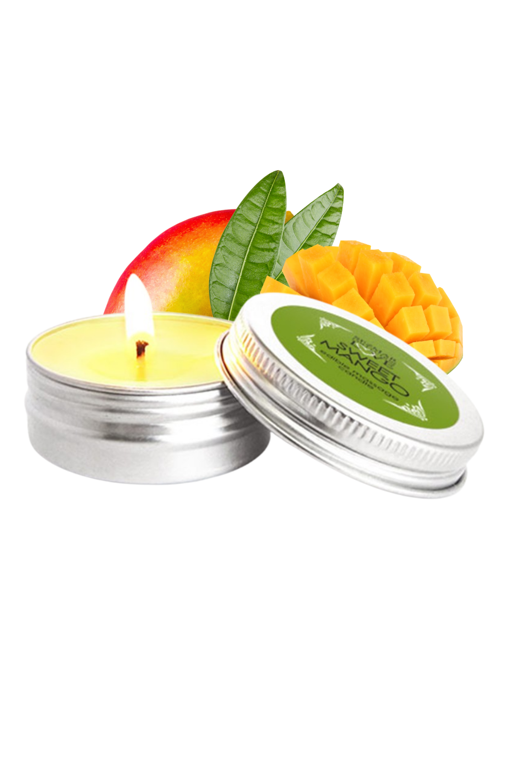 Mini Bougie de massage Mangue 30ml 100% naturelle - Sezmar