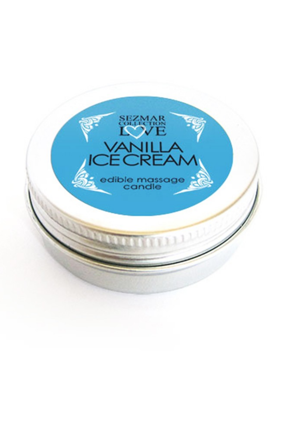 Mini Bougie de massage glace vanille 30ml 100% naturelle - Sezmar