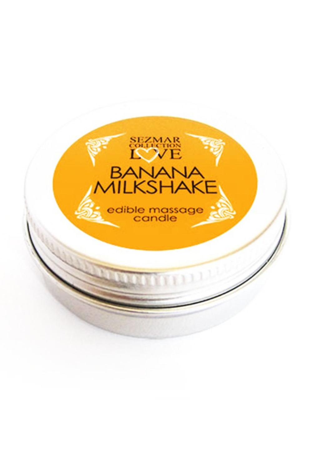 Mini Bougie de massage milshake banane 30ml 100% naturelle - Sezmar