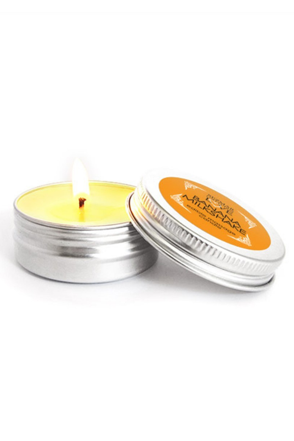 Mini Bougie de massage milshake banane 30ml 100% naturelle - Sezmar