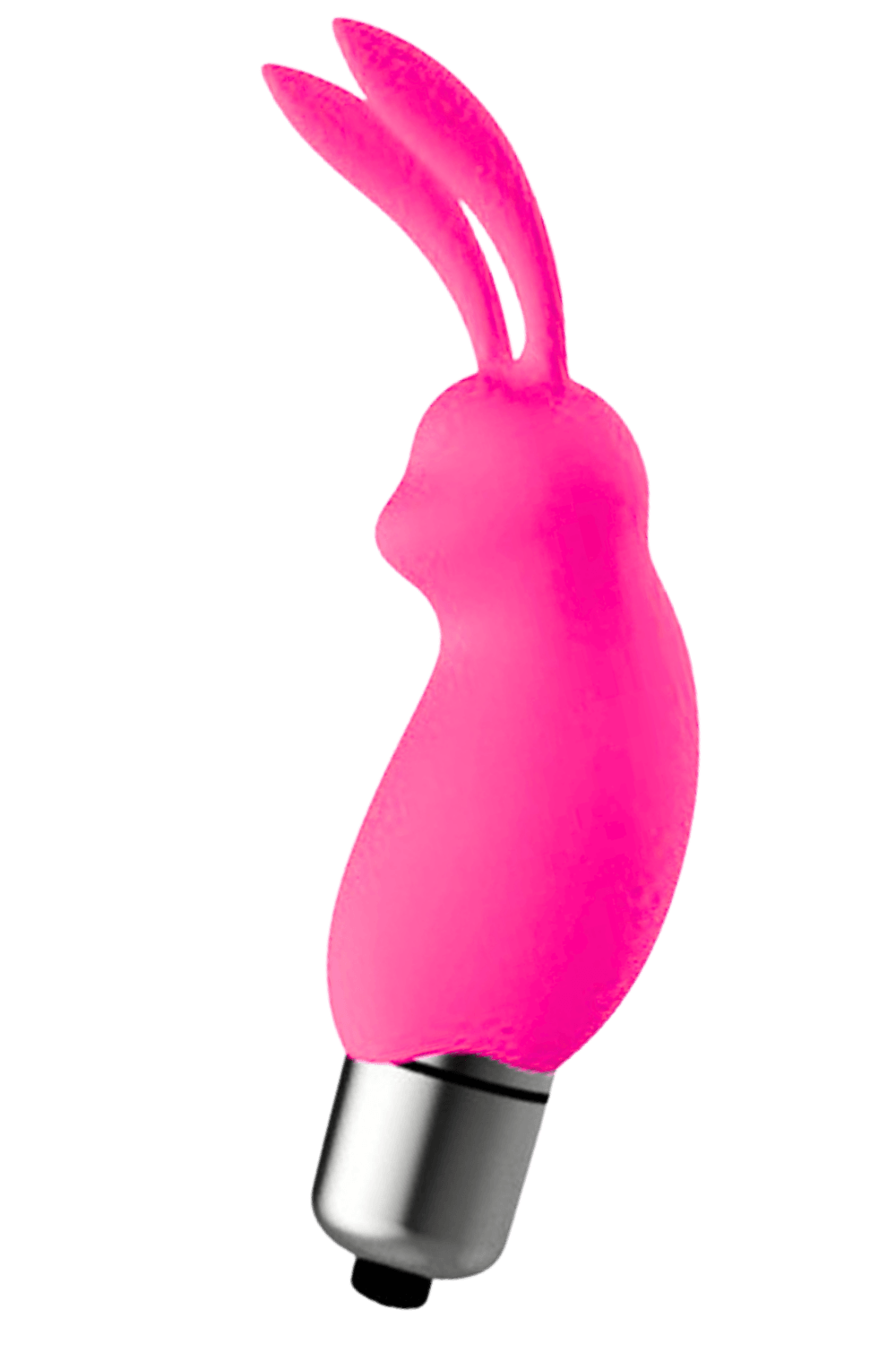 Mini Stimulateur Clitoridien Lapin Rose 1 dosette lubrifiant — Pocket Pleasure