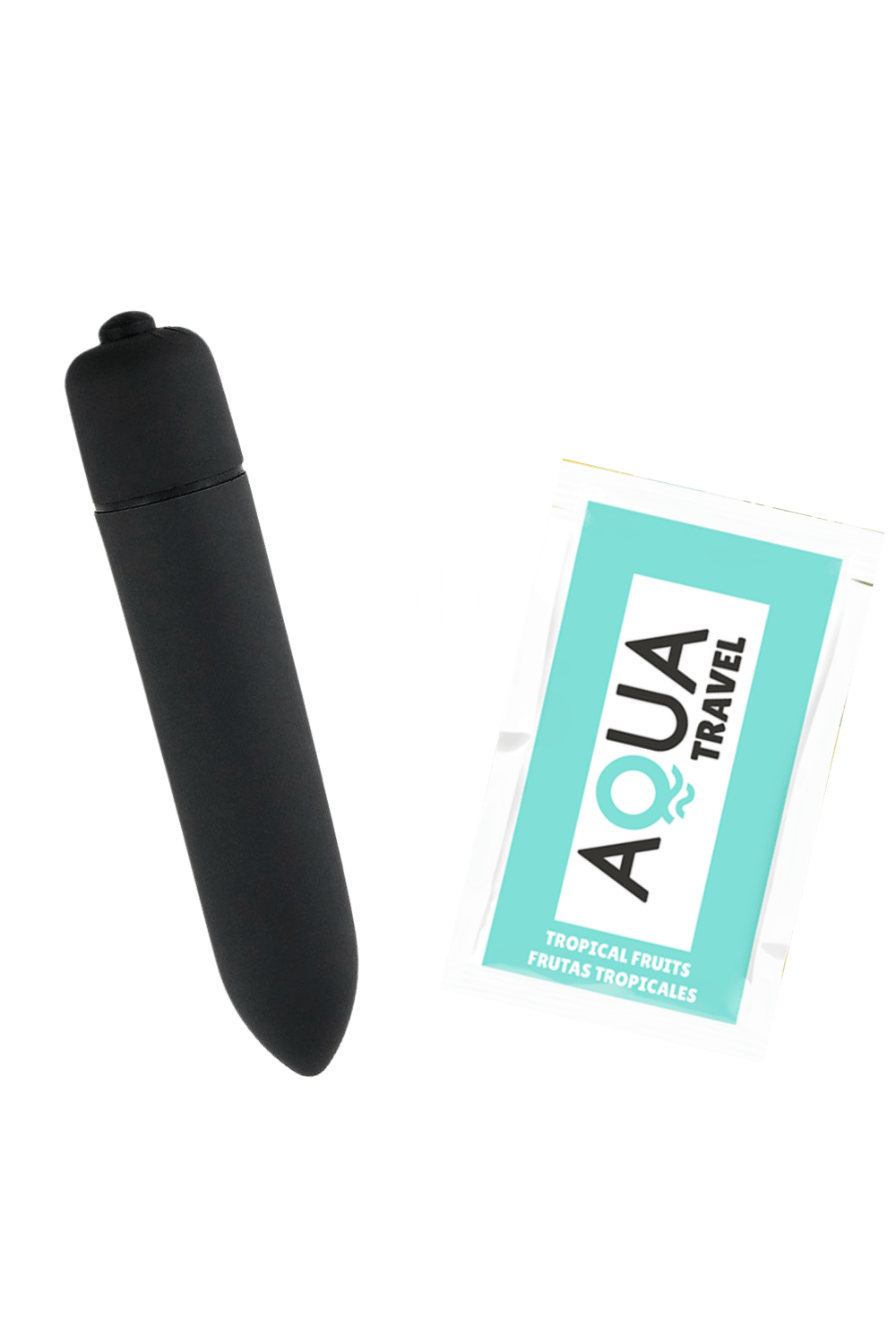 Mini Vibromasseur Bullet Noir 10 Vitesses 1 dosette de lubrifiant — Pocket Pleasure