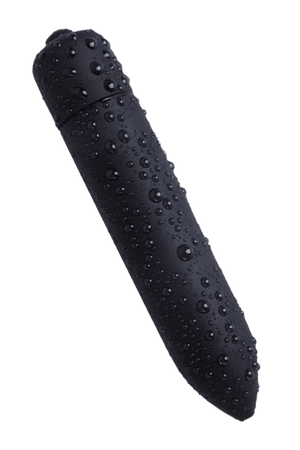 Mini Vibromasseur Bullet Noir 10 Vitesses 1 dosette de lubrifiant — Pocket Pleasure