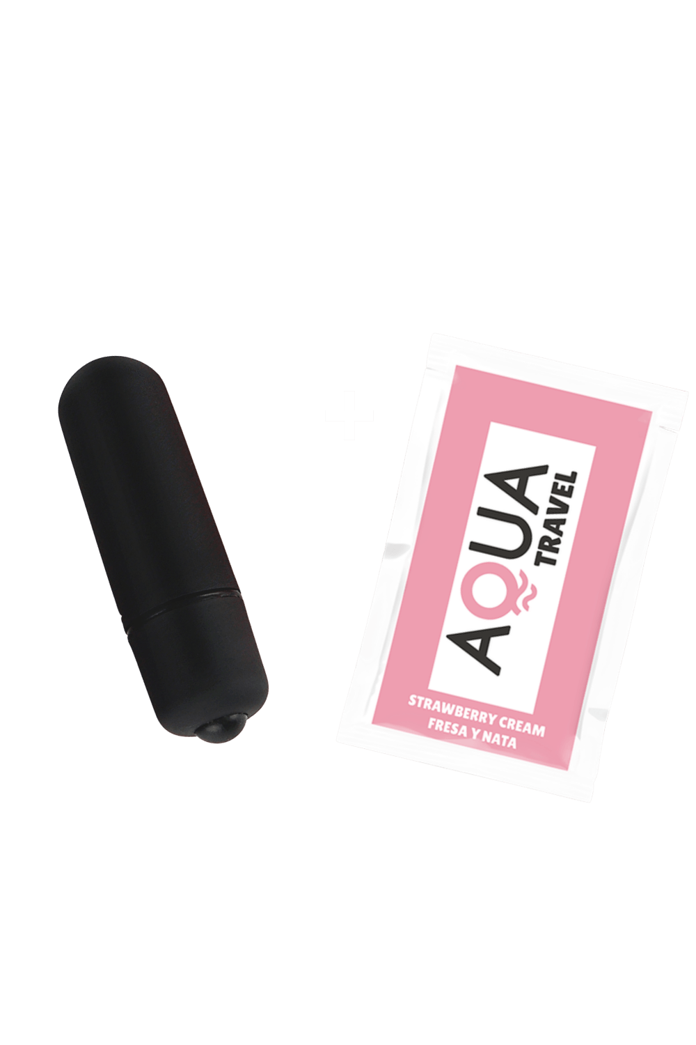 Mini Vibromasseur Bullet Noir 1 dosette lubrifiant — Pocket Pleasure