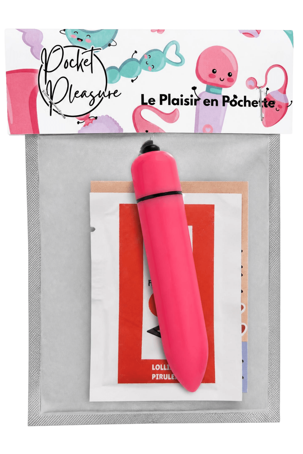 Mini Vibromasseur Bullet Rose 10 Vitesses 1 dosette de lubrifiant — Pocket Pleasure