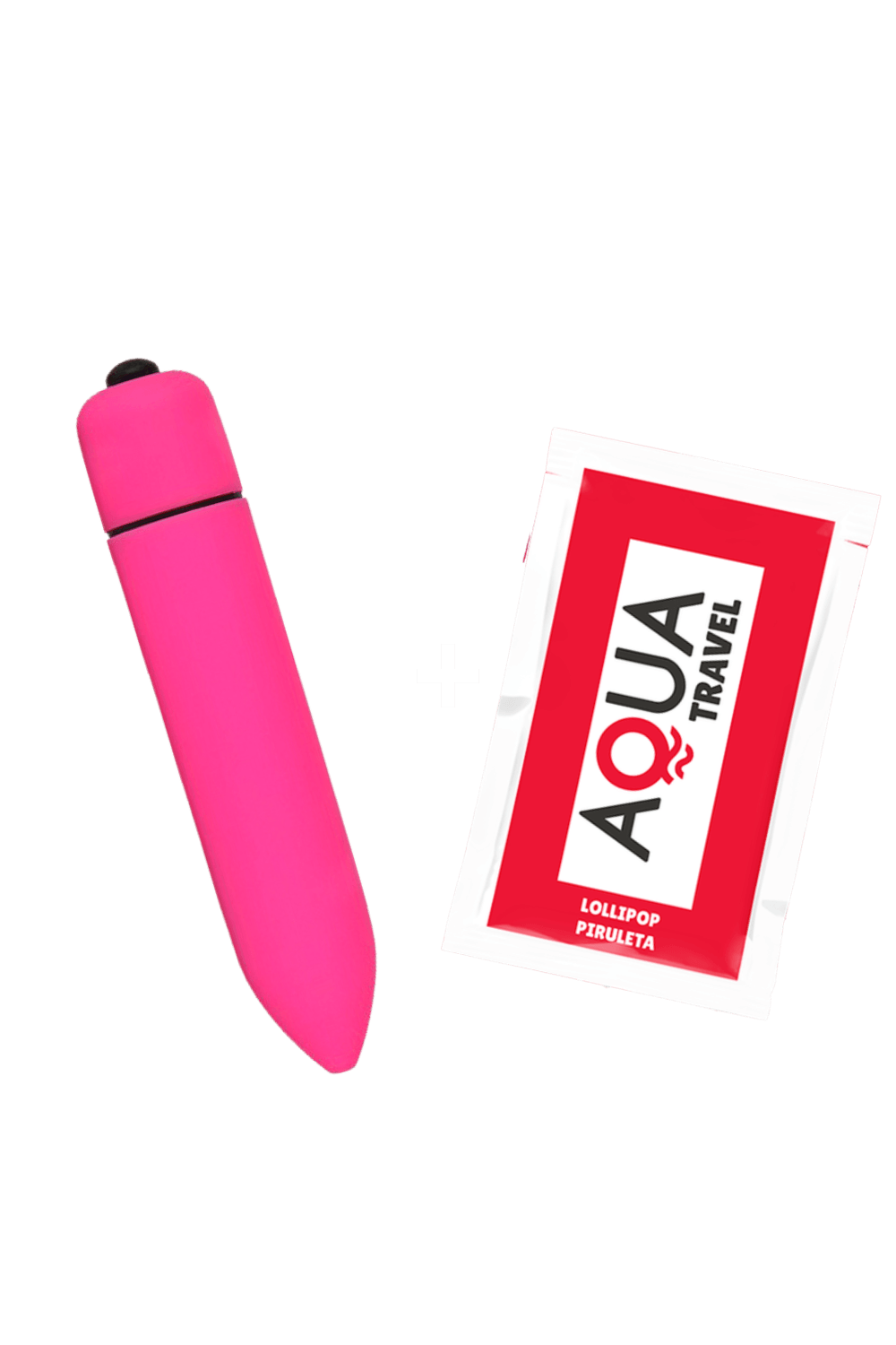 Mini Vibromasseur Bullet Rose 1 dosette lubrifiant — Pocket Pleasure