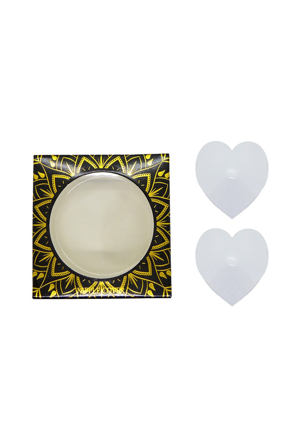 Nipple Métal blanc Cache tétons cœur - Be Lily Accessories