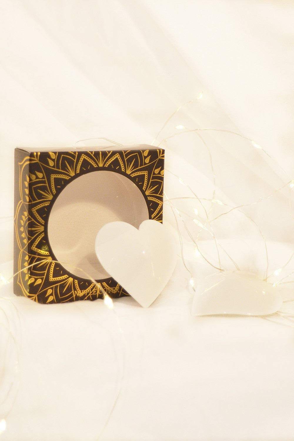 Nipple Métal blanc Cache tétons cœur - Be Lily Accessories