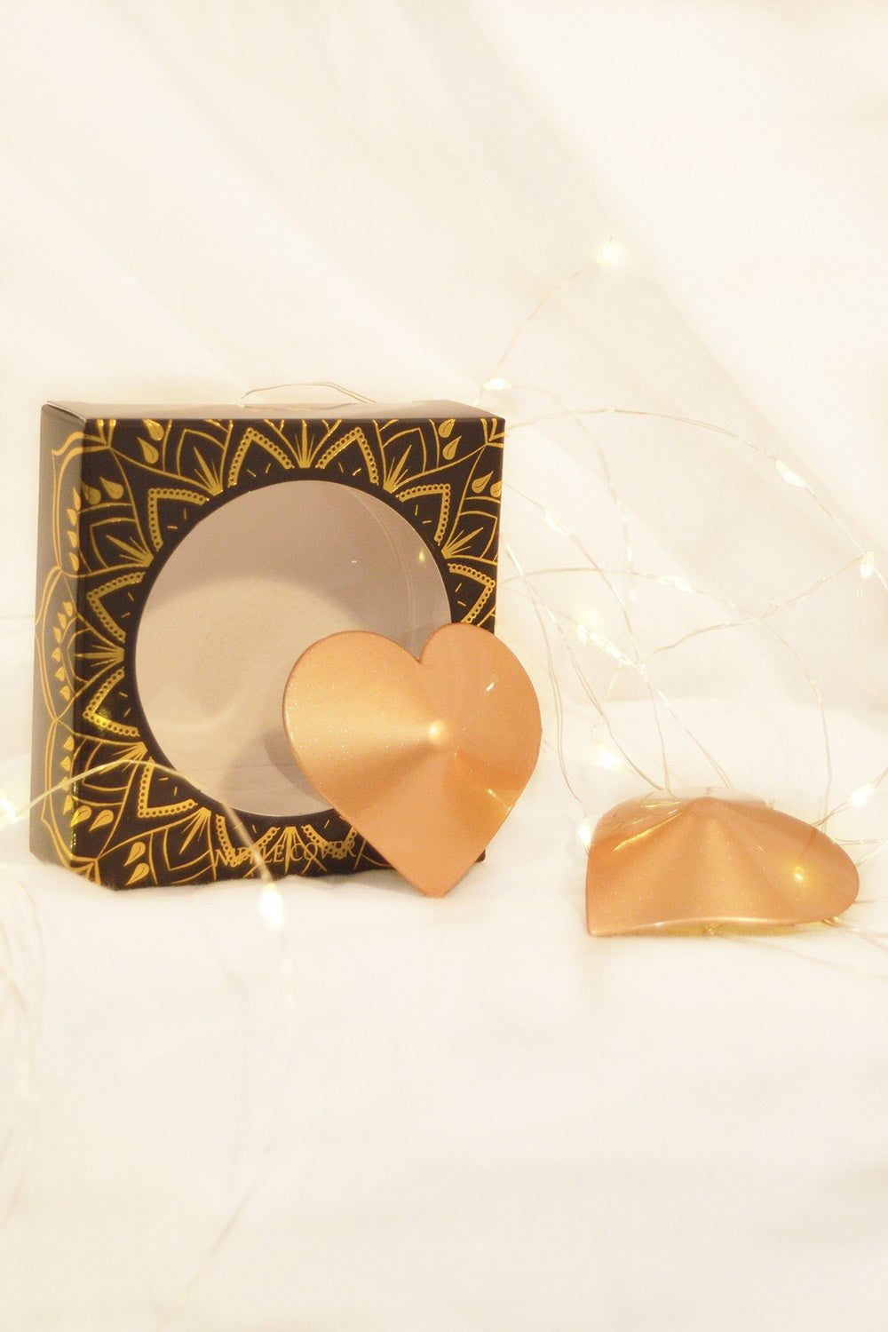 Nipple Métal doré Cache tétons cœur - Be Lily Accessories
