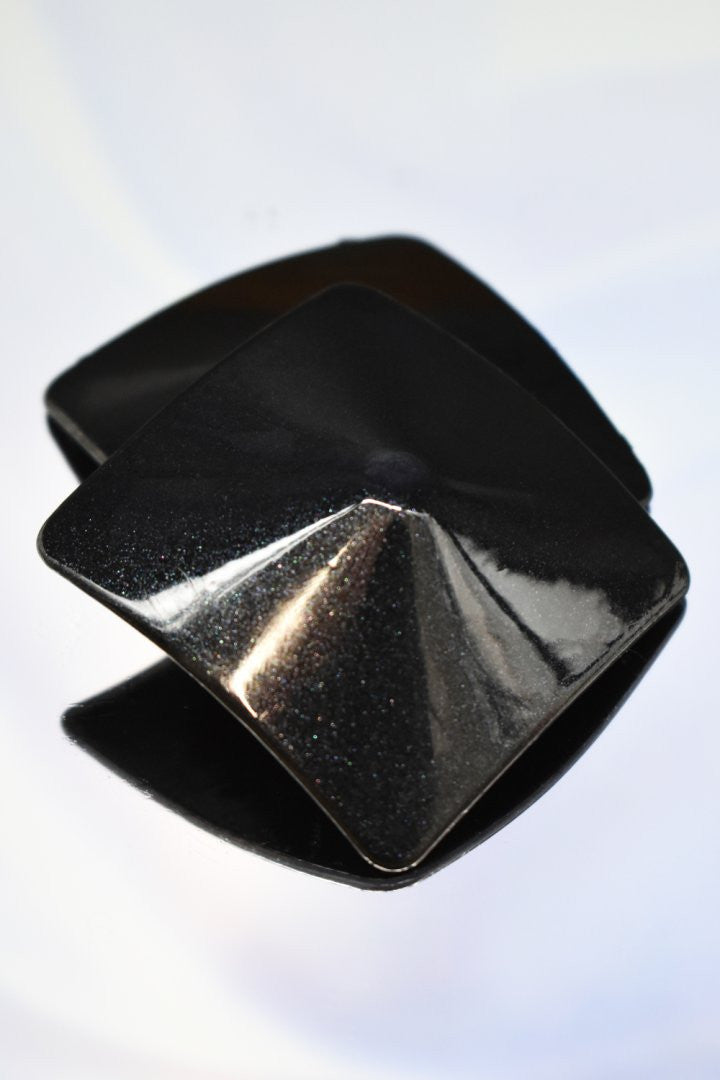 Nipple Métal noir Cache tétons carré - Be Lily Accessories