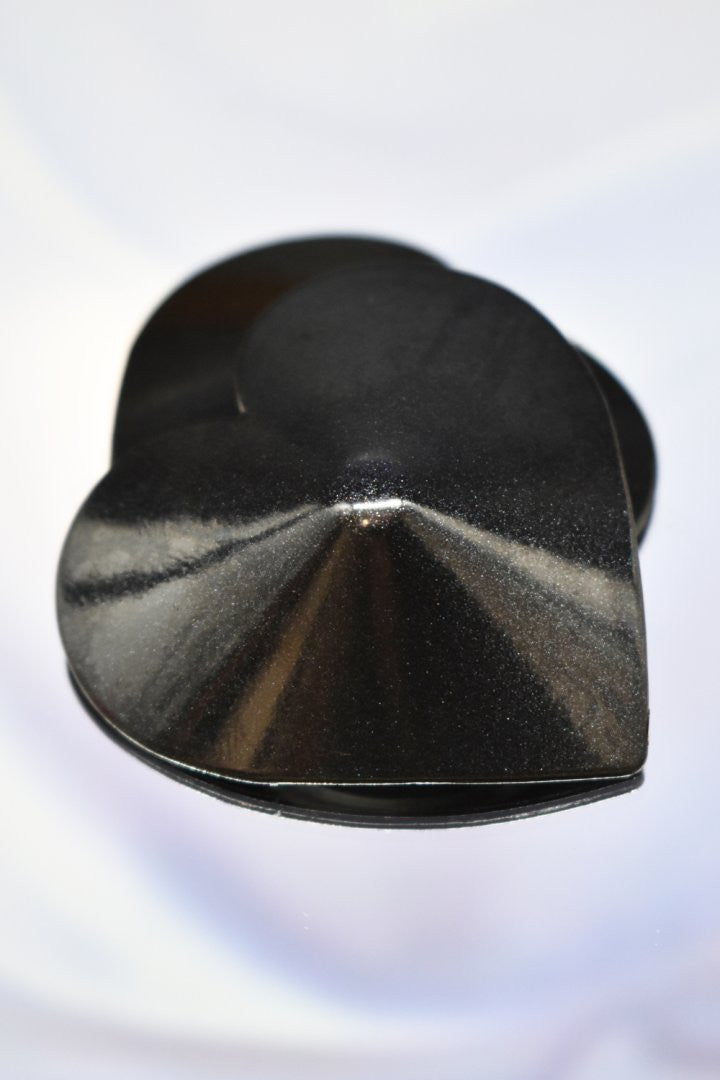 Nipple Métal noir Cache tétons cœur - Be Lily Accessories