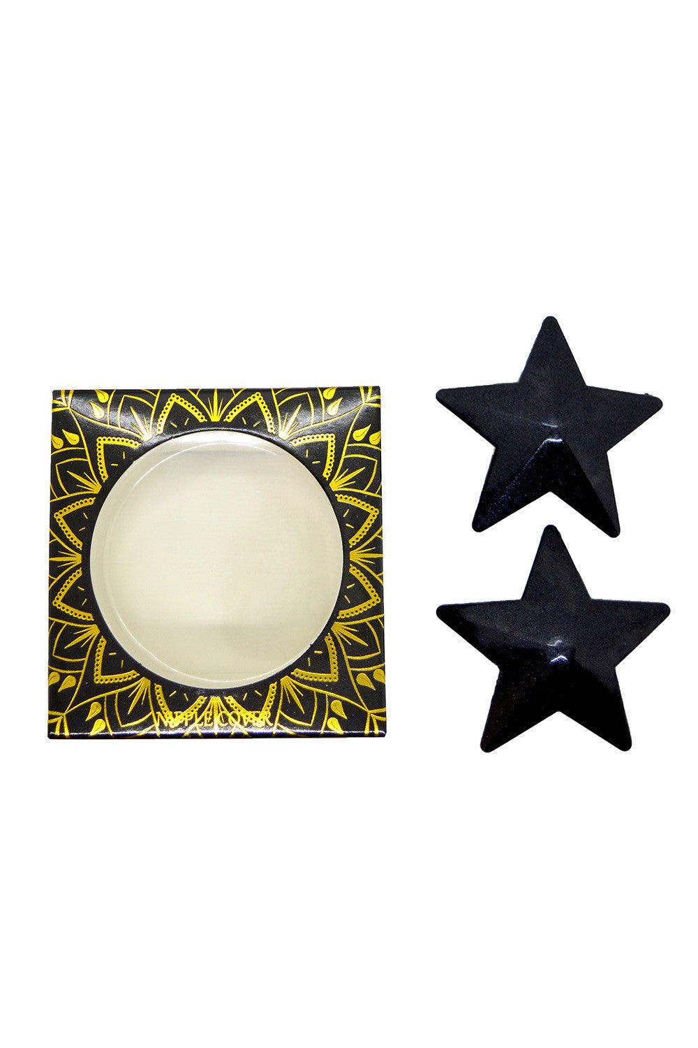 Nipple Métal noir Cache tétons d'étoile - Be Lily Accessories