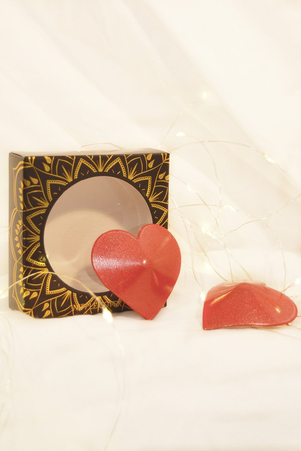 Nipple Métal rouge Cache tétons cœur - Be Lily Accessories