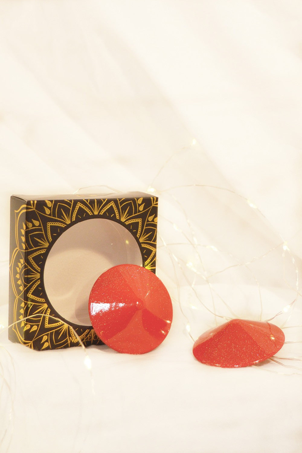 Nipple Métal rouge Cache tétons cône - Be Lily Accessories