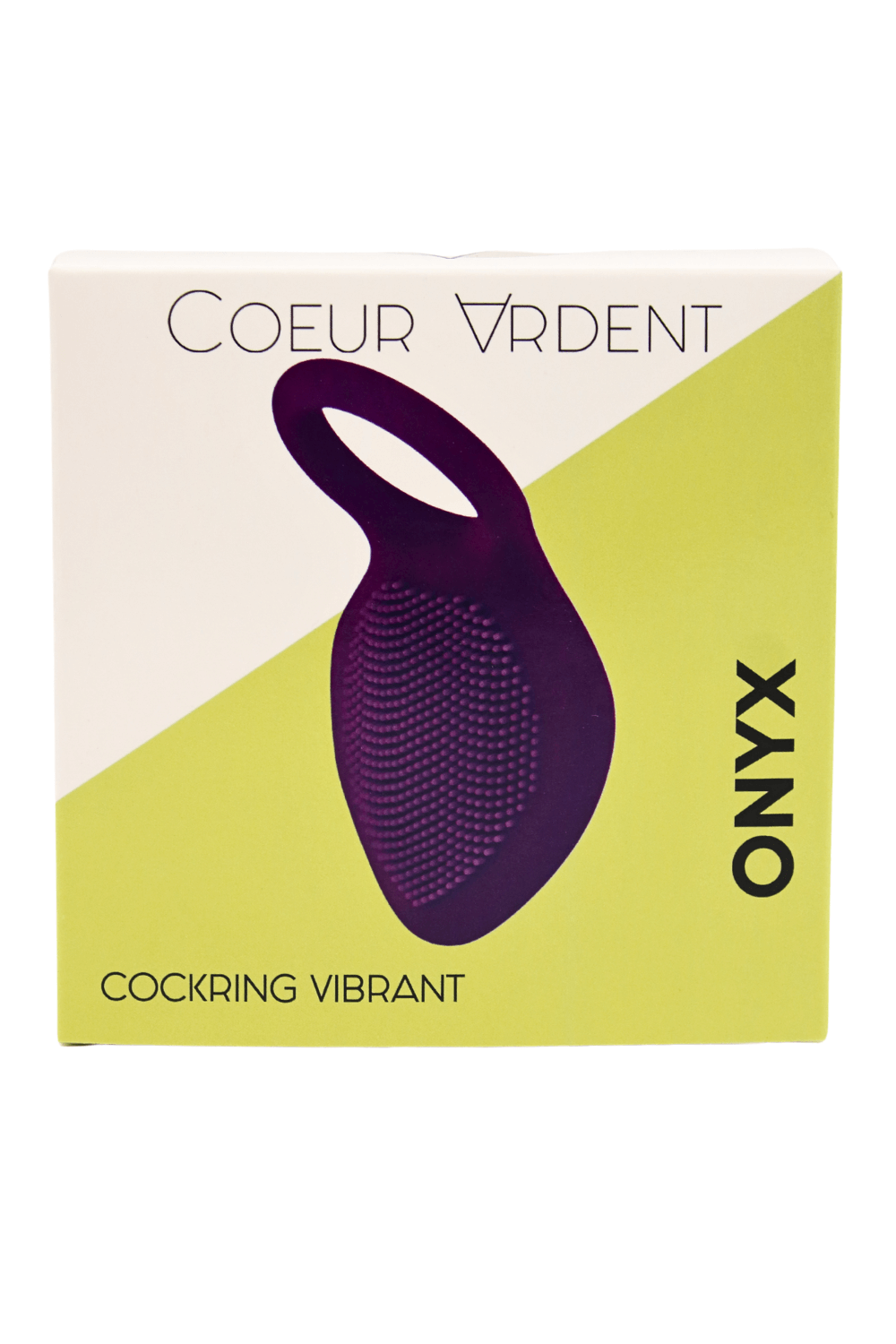ONYX – Cockring Vibrant Rechargeable USB - Coeur Ardent