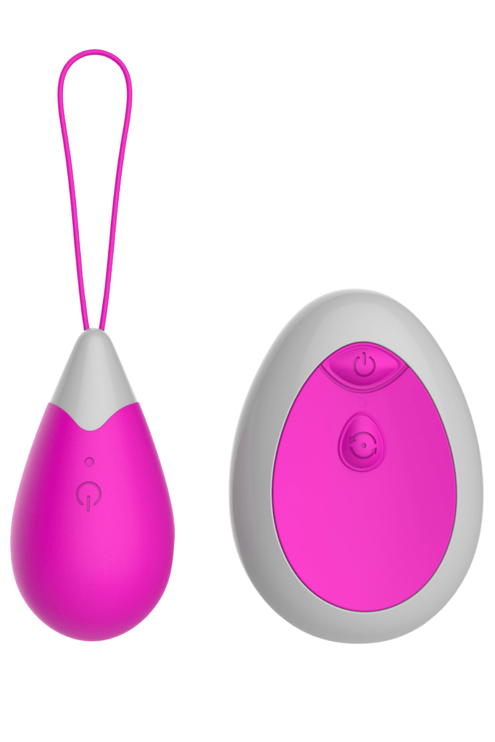 Œuf Vibrant Télécommandé 10 Modes Fuchsia 1 dosette de lubrifiant — Pocket Pleasure
